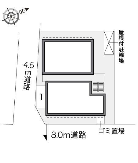 コンフォート(33424)の駐車配置図