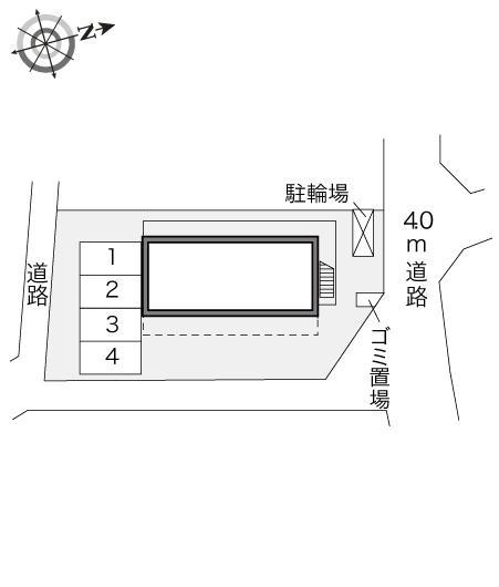 メイフィールド(23264)の駐車配置図