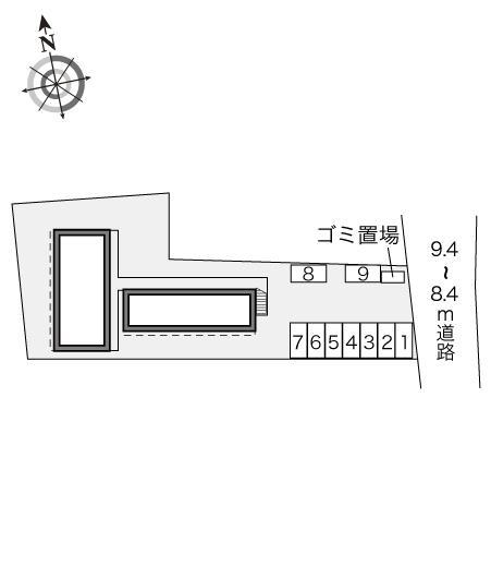 大塚山(22160)の駐車配置図