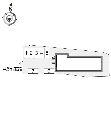 フィオーレⅠ(22264)の駐車配置図