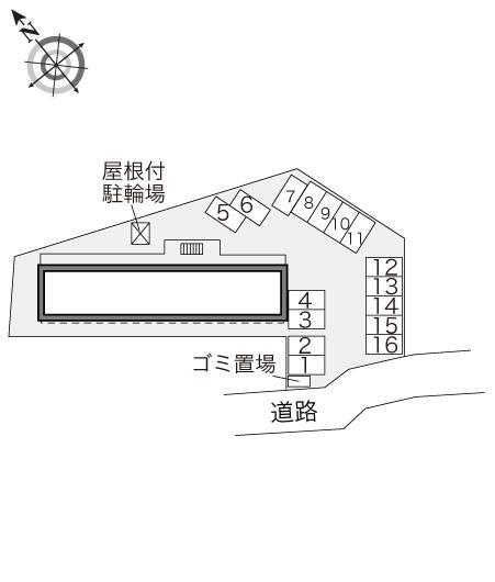 ダンデリオン野田(28015)の駐車配置図
