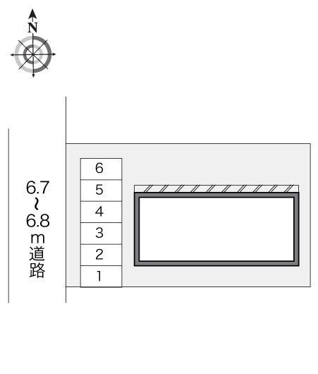 アーデン１２(20623)の駐車配置図