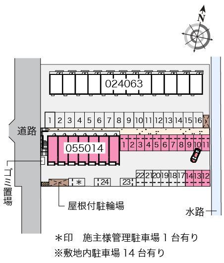 ２７Ｗｉｎｇ(55014)の駐車配置図