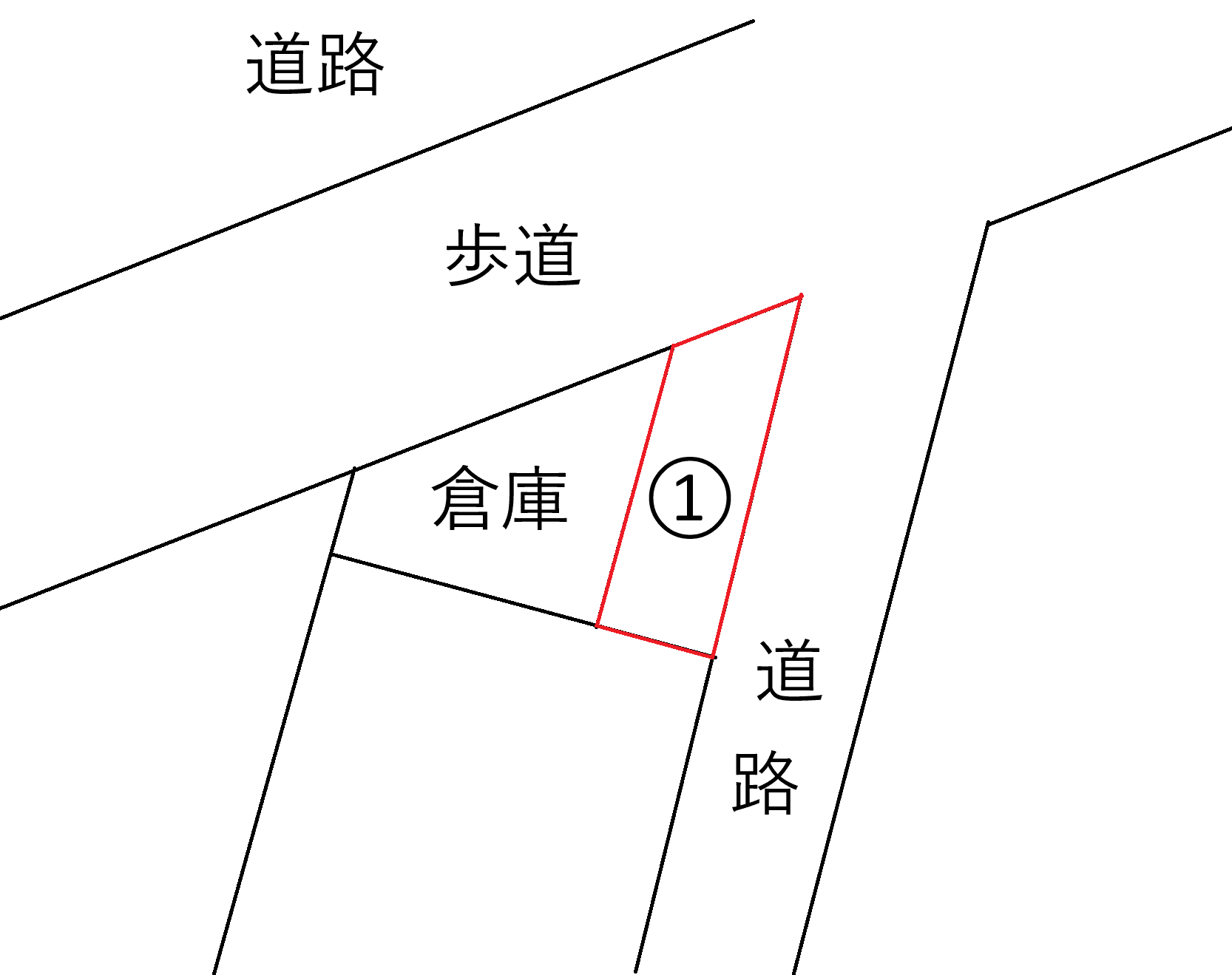 かむろ坂駐車場の駐車配置図