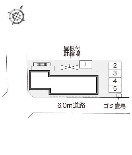 ベルガモット(40628)の駐車配置図