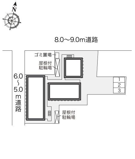 サンステラ(22212)の駐車配置図