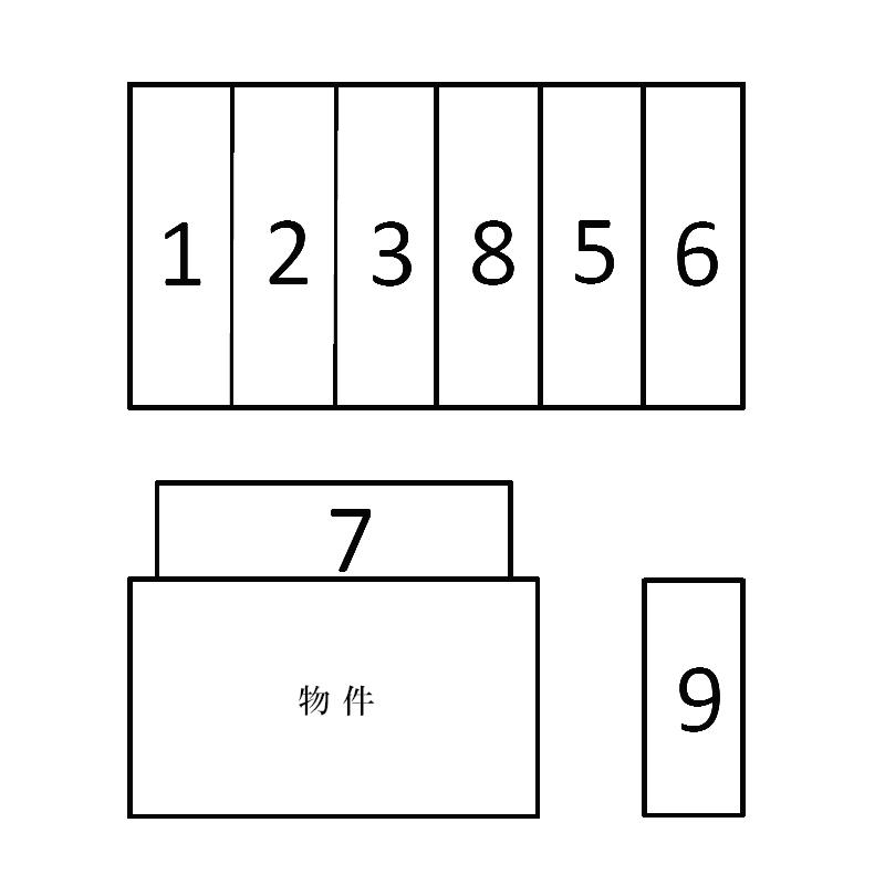 加藤駐車場の駐車配置図