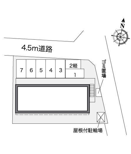 シャトルＮＯＪＩＭＡ(39069)の駐車配置図