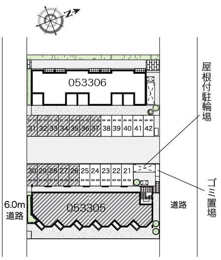 くりの木(53305)　敷地外駐車場の駐車配置図