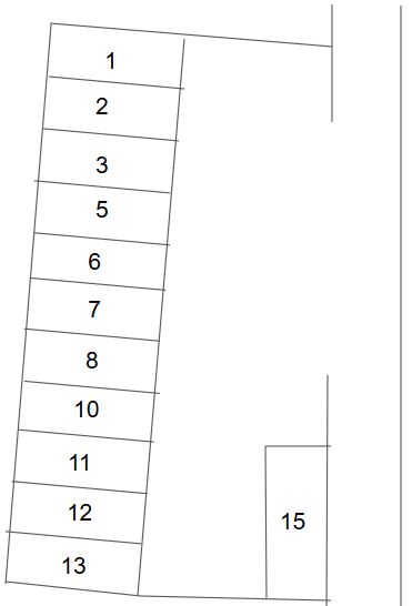 枚方公園駐車場の駐車配置図