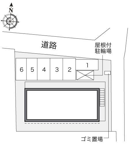 ラ　プランタン(34095)の駐車配置図
