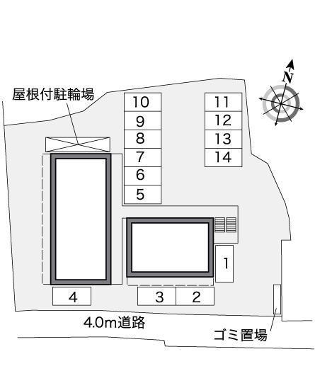 くまもと(38928)の駐車配置図