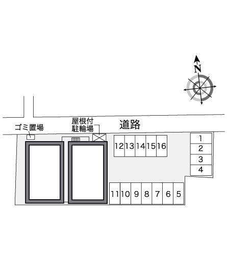 コンフィデンス(26942)の駐車配置図
