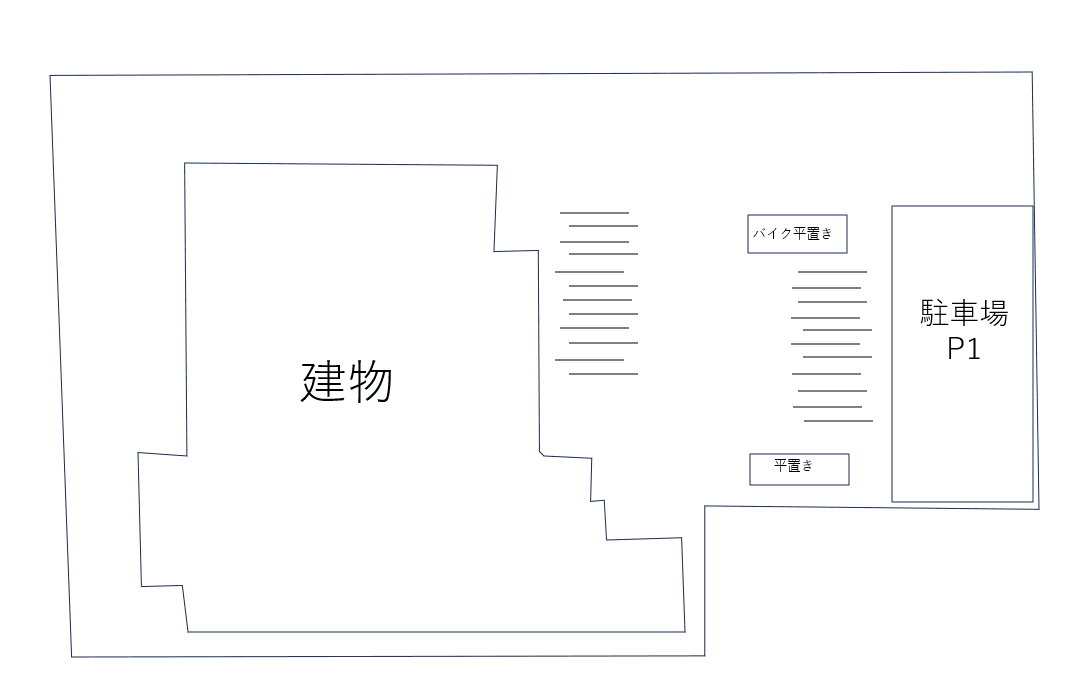 ＨＹ’ｓ上野松が谷の駐車配置図