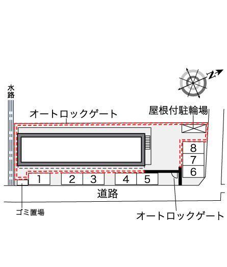 リバーサイド光(35533)の駐車配置図