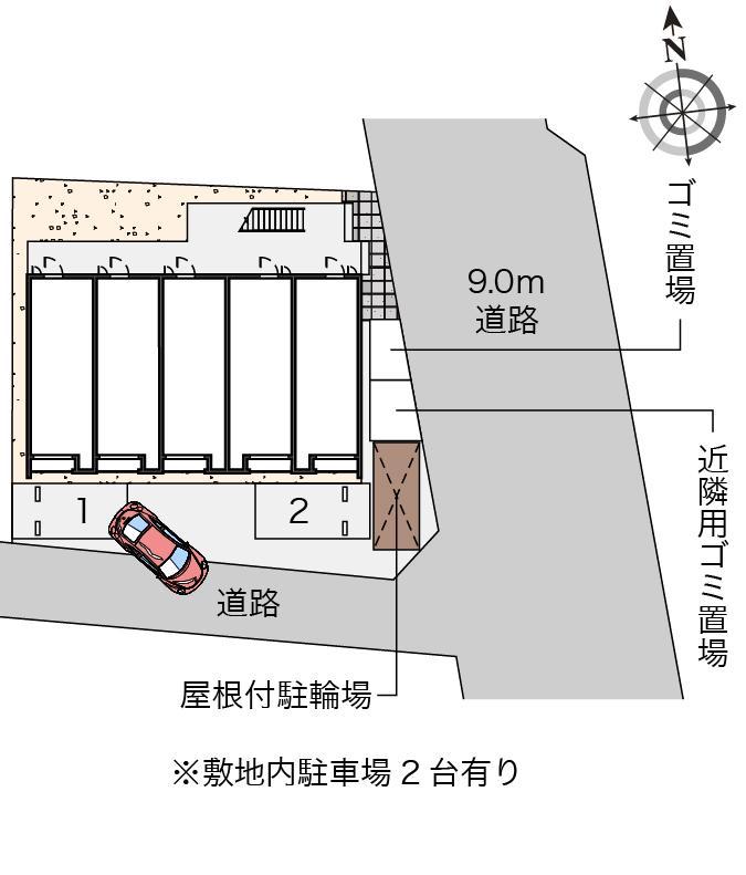 クレイノサンフィットハイム日進(56526)の駐車配置図