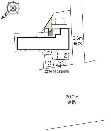 北明治(46080)の駐車配置図