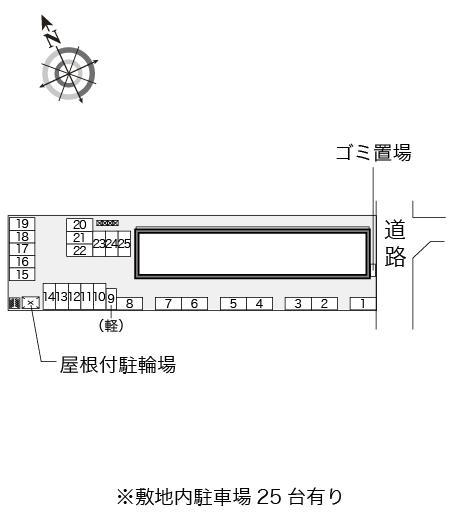 蓮花寺(30746)の駐車配置図