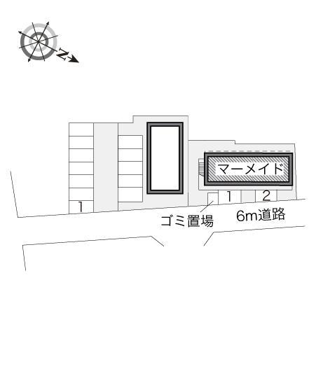 マーメイド(18761)の駐車配置図