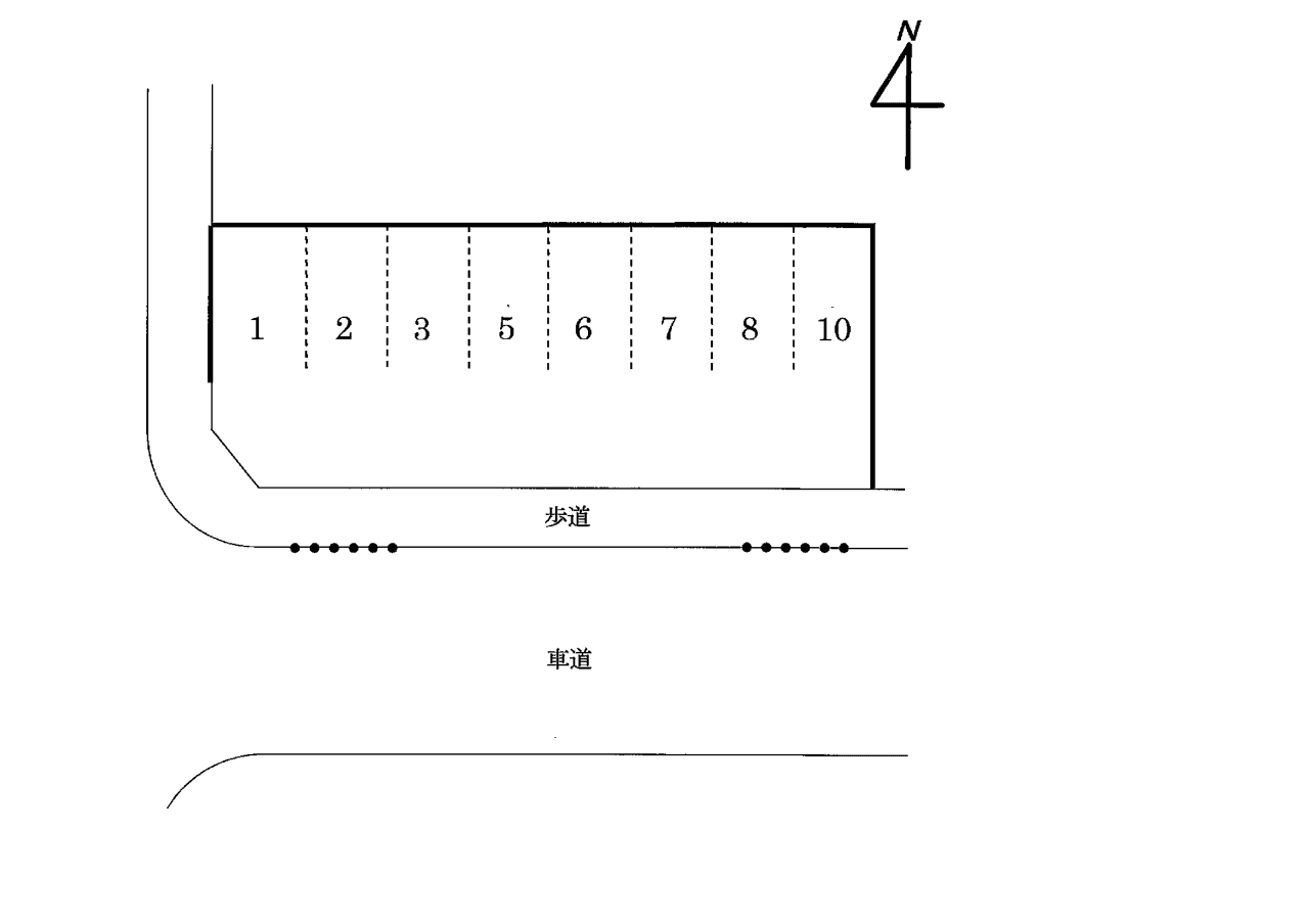 ＮＯ．１７３の駐車配置図