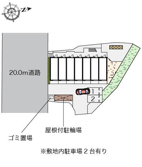 ＨＡＮＡＷＡＤＡ(53455)の駐車配置図