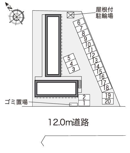 アルヘナ(41524)の駐車配置図