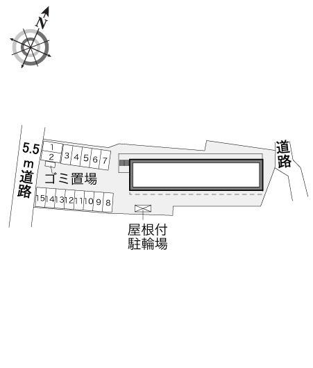 あめや　Ｍ＆Ｙ(34769)の駐車配置図