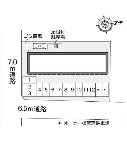 グランドゥール(26745)の駐車配置図