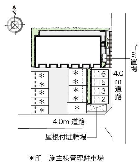 藤井寺(54660)の駐車配置図
