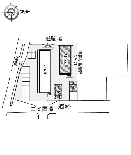 ラピート(24044)の駐車配置図