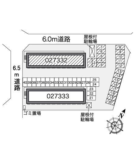 ソフィア(27332)の駐車配置図