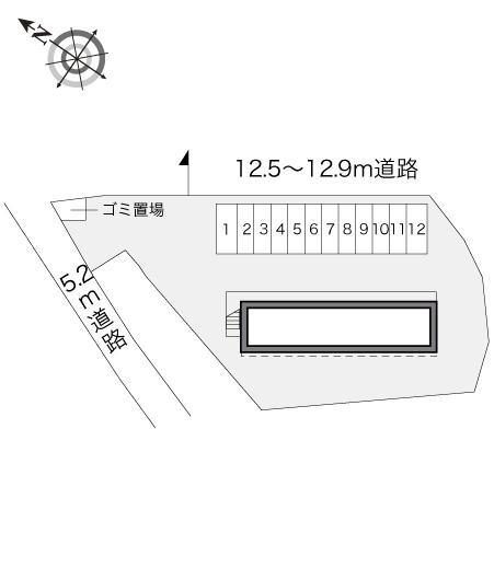 飛馬(17415)の駐車配置図