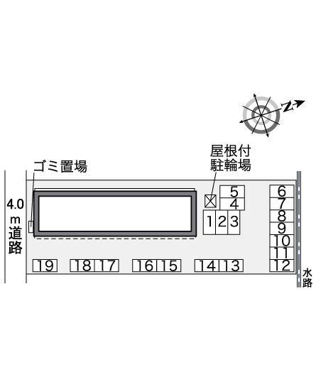 八雲(35487)の駐車配置図