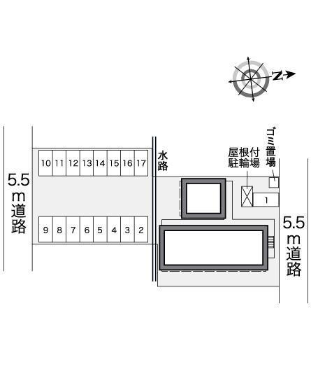 ＫＩⅡ(27598)の駐車配置図
