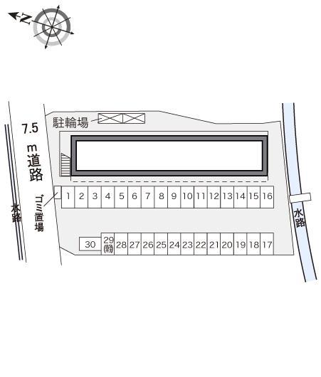 ロイヤル菊池(24274)の駐車配置図