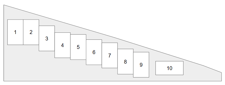 折立第２の駐車配置図