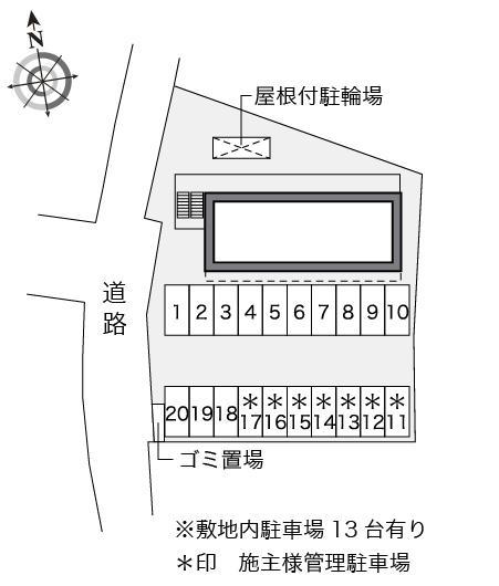 小牧口ＯＧＡＷＡ(40879)の駐車配置図