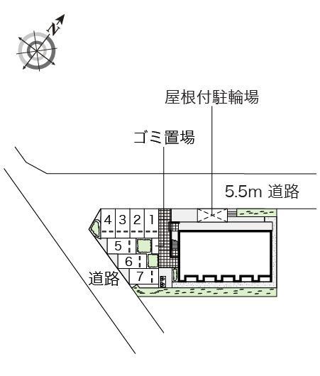 ヴァンベール(54859)の駐車配置図