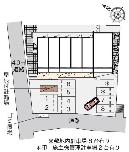 クレイノメゾンルミナス久原(56598)の駐車配置図