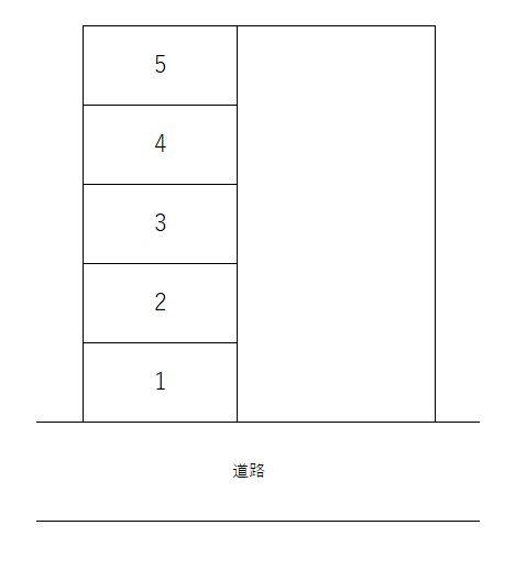 上伝馬駐車場の駐車配置図