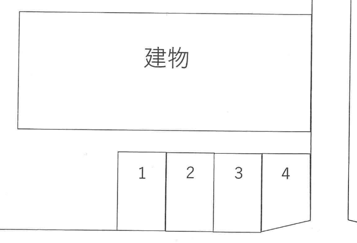 川口パーキングの駐車配置図