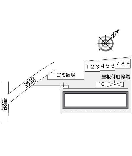 リバーサイド上砂(25097)の駐車配置図