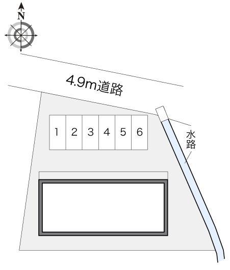 Ｎａｍｉｙａｎａｇｉ(20756)の駐車配置図