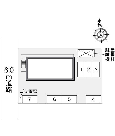 愛子　２００５(27475)の駐車配置図