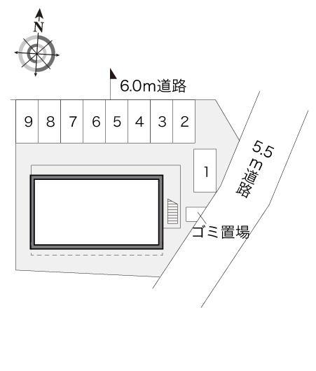 スクワールタナカ(22575)の駐車配置図