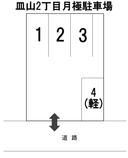 皿山2丁目月極駐車場の駐車場