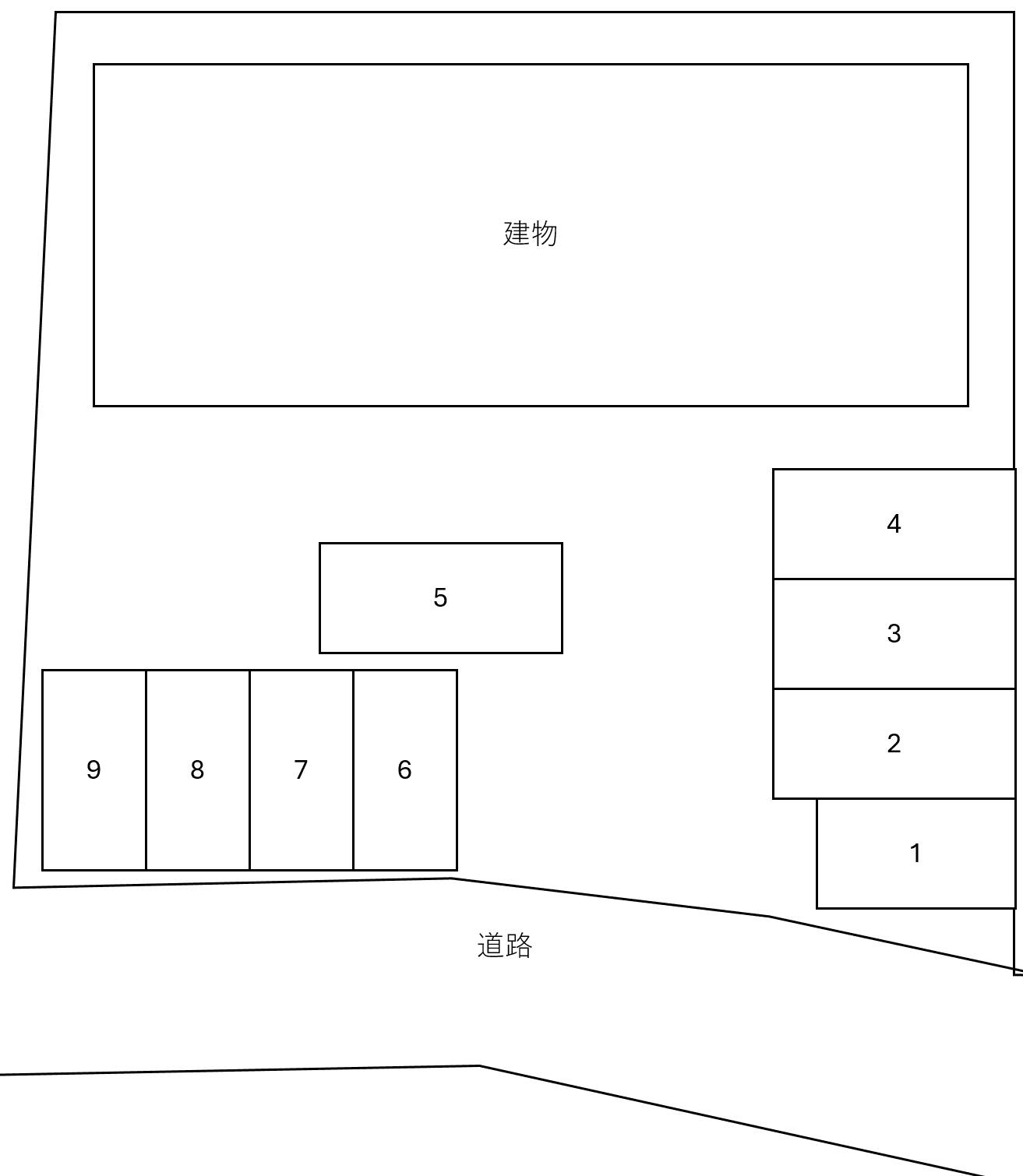 Lien大津新崎(入居者専用)の駐車配置図
