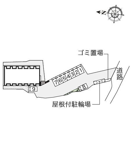山綱(54387)の駐車配置図