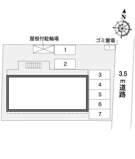 小幡ヶ原(38417)の駐車配置図