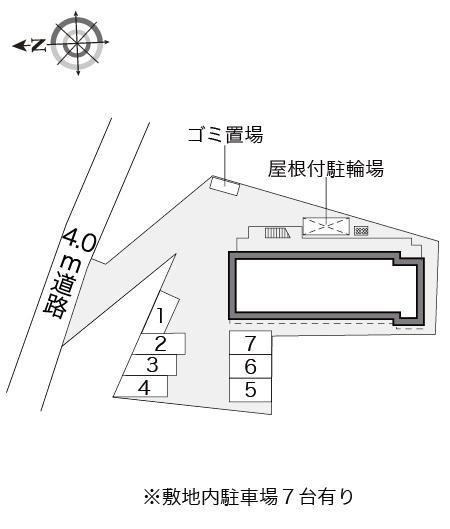 吉野川(22053)の駐車配置図